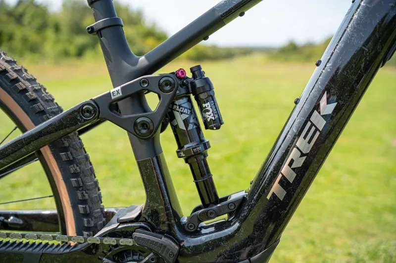 Trek Fuel+ EX 9.7 Gen 2 Electric Full Suspension Mountain Bike 2026 in Carbon Smoke-6