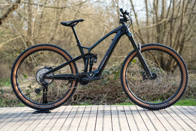 Trek Fuel EXe 9.7 SLX/XT Electric Full Suspension Mountain Bike 2025 in Deep Smoke-7