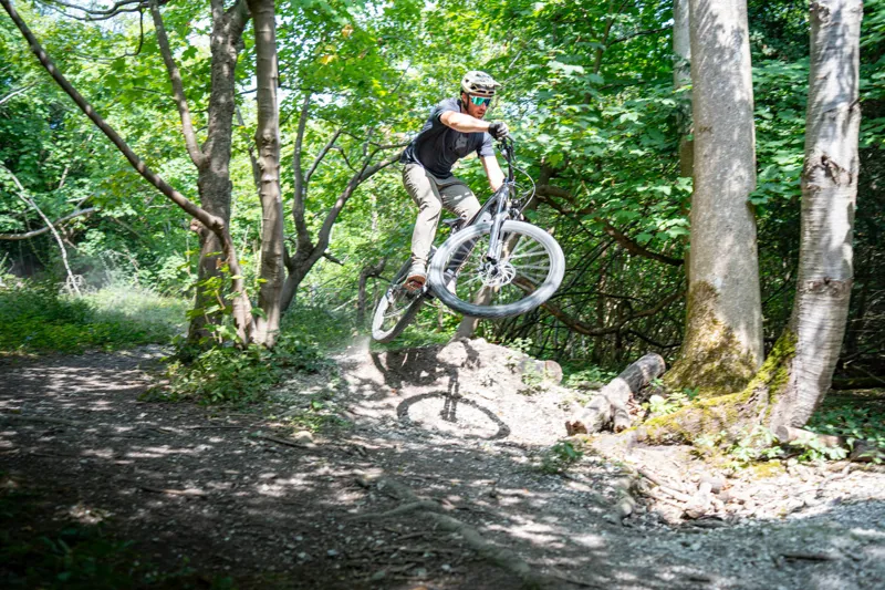 Trek Fuel+ EX 5 Gen 2 Electric Full Suspension Mountain Bike 2026 in Trek Black / Purple Splatter-4