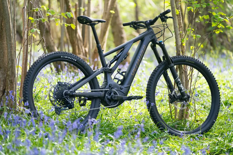 Specialized Turbo Levo Comp Alloy Full Suspension Electric Mountain Bike 2024 in Midnight Shadow/Gold-8