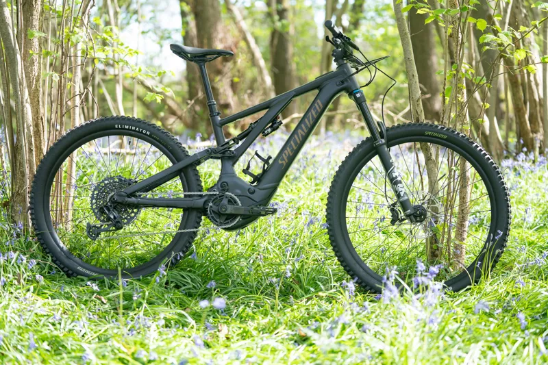 Specialized Turbo Levo Comp Alloy Full Suspension Electric Mountain Bike 2024 in Midnight Shadow/Gold-9