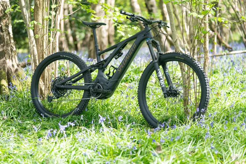 Specialized Turbo Levo Comp Alloy Full Suspension Electric Mountain Bike 2024 in Midnight Shadow/Gold-10