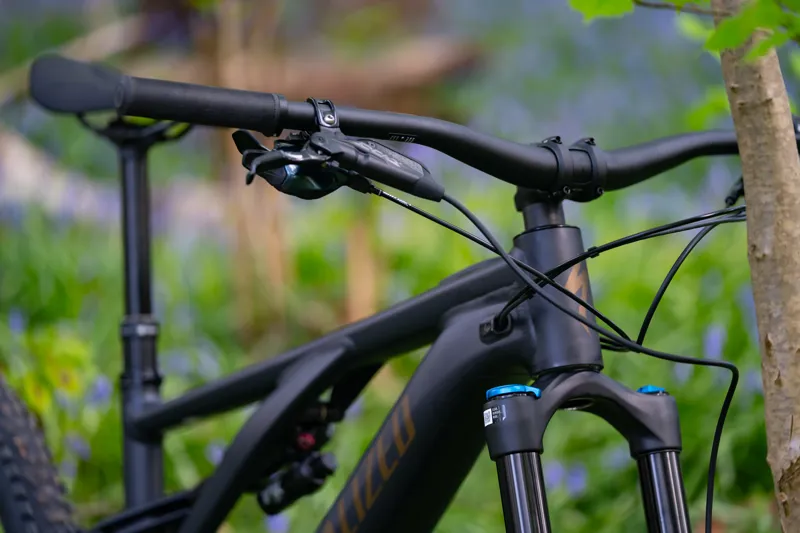 Specialized Turbo Levo Comp Alloy Full Suspension Electric Mountain Bike 2024 in Midnight Shadow/Gold-12