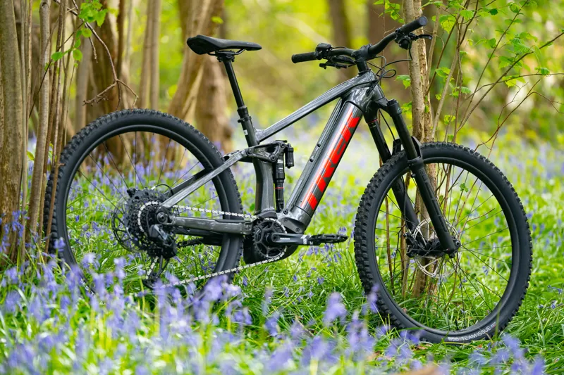 Trek Rail 9 GX AXS Full Suspension Electric Mountain Bike 2024 in Black Medium-10