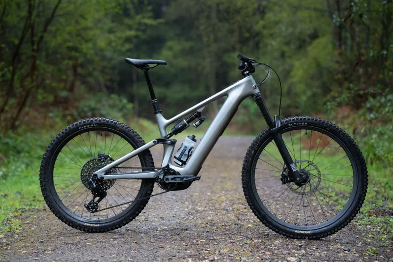 Specialized Levo Pro Evo Electric Full Suspension Mountain Bike 2027 in Satin Shadow/Silver Dust-3