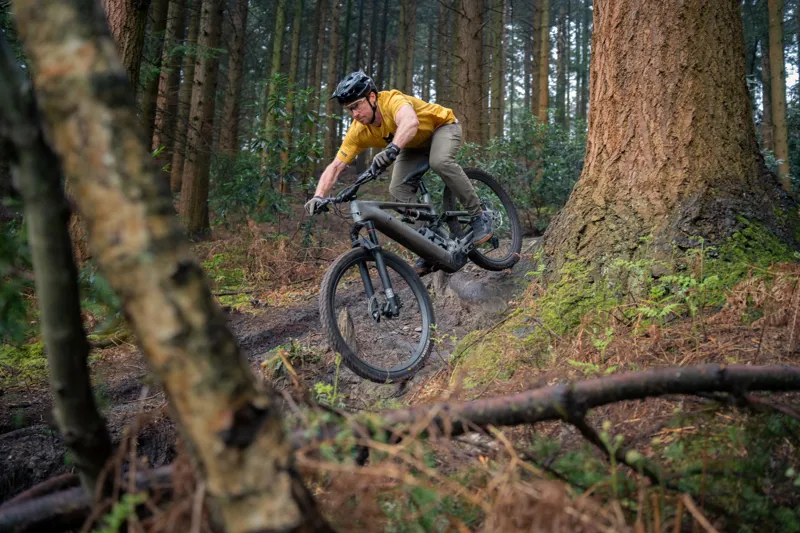 Specialized Levo Pro Evo Electric Full Suspension Mountain Bike 2027 in Satin Shadow/Silver Dust-9