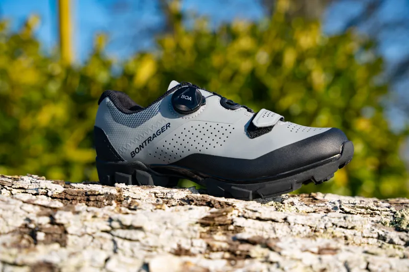 Bontrager Foray Gravel MTB Shoe in QuickSilver/Black with Shimano M540 SPD Pedals-9