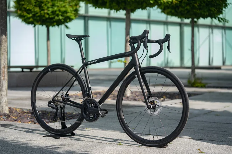 Specialized Aethos Pro Ultegra Di2 Road Bike 2023 in Obsidian/Chaos Granite/Birch-7