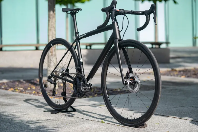 Specialized Aethos Pro Ultegra Di2 Road Bike 2023 in Obsidian/Chaos Granite/Birch-9