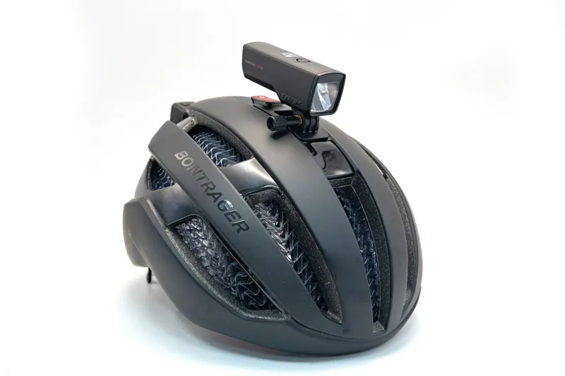 Bontrager Circuit WaveCel Helmet in Black with Trek Commuter Light Set Bundle-2