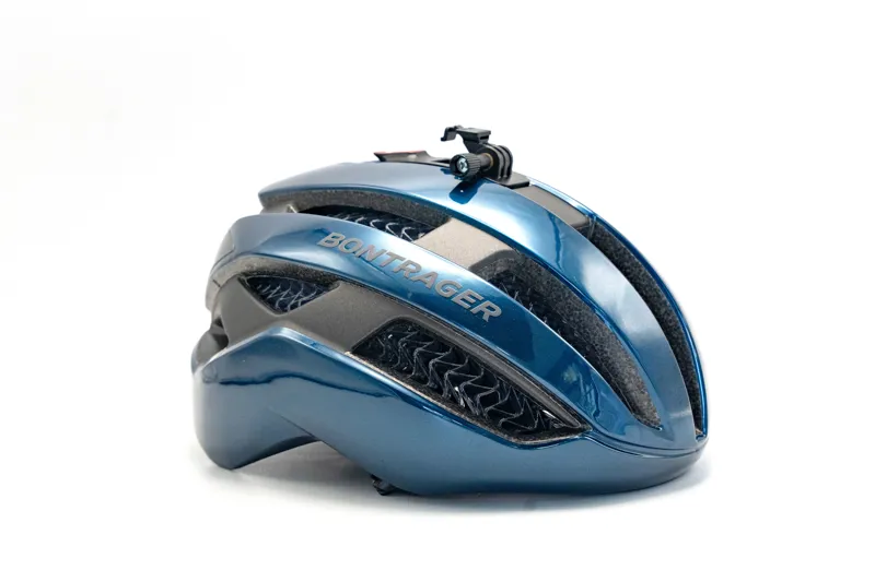 Bontrager Circuit WaveCel Helmet in Blue with Trek Commuter Light Set Bundle-4