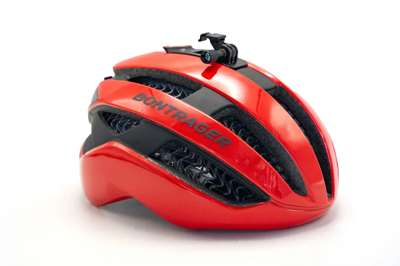 Bontrager Circuit WaveCel Helmet in Red with Trek Commuter Light Set Bundle-2