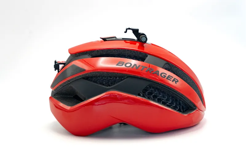 Bontrager Circuit WaveCel Helmet in Red with Trek Commuter Light Set Bundle-4