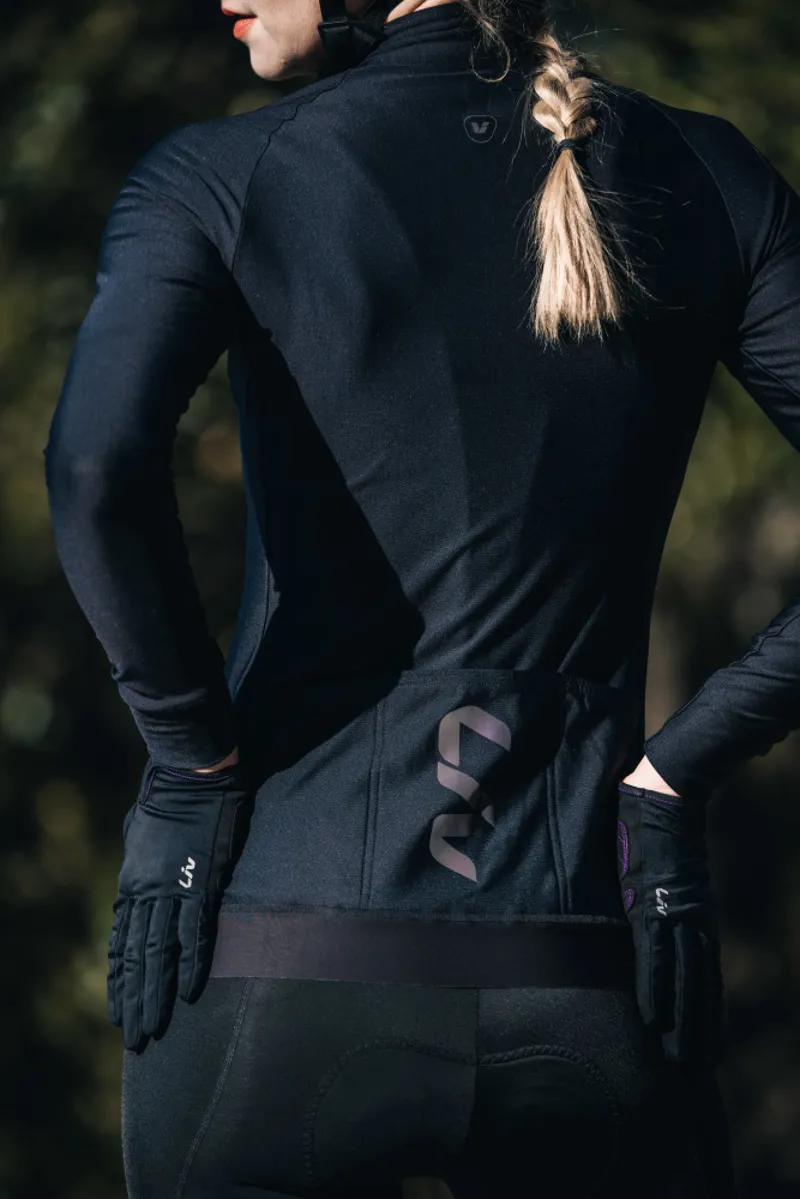 Liv Race Day Long Sleeve Jersey in Black-8