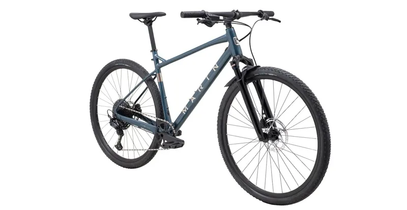 Marin DSX FS Hybrid Bike in 2025 Gloss Blue-1