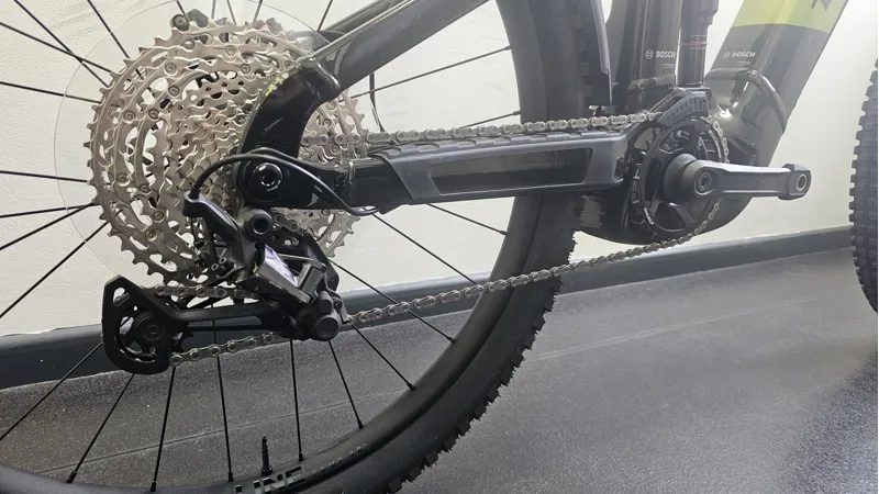 EX DISPLAY Trek Rail+ 8 Gen 5 Electric Full Suspension Mountain Bike Large 2026 in Powersurge-11
