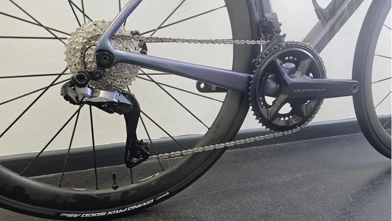 EX DEMO Giant TCR Advanced SL 1 Di2 Size Medium Road Bike 2025 in Blue Dragonfly-3