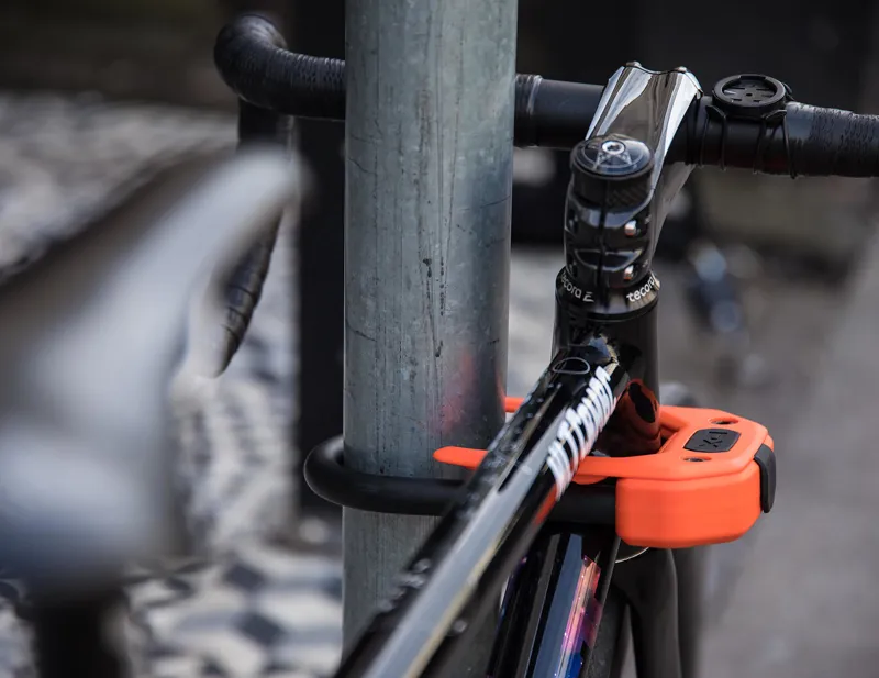 Hiplok DX Hardened Steel D-Lock in Orange-4