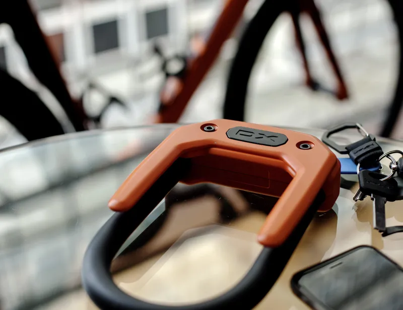 Hiplok DX Hardened Steel D-Lock in Orange-3