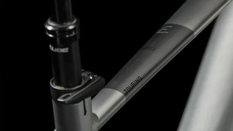 Cube Touring Hybrid EXC 625 Electric Hybrid Bike 2025 in Grey/Metal-2