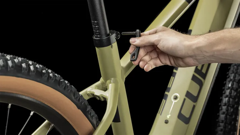 Cube Reaction Race 750 Electric Mountain Bike 2024 in Olive Green-7