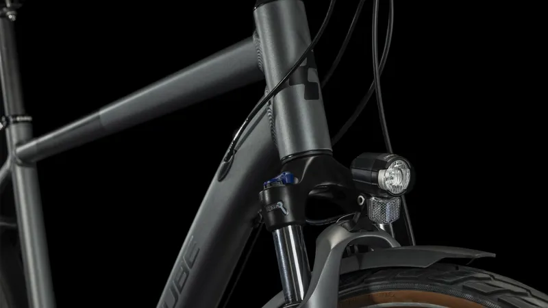 Cube Touring EXC Hybrid Bike 2024 in Grey Metal-4