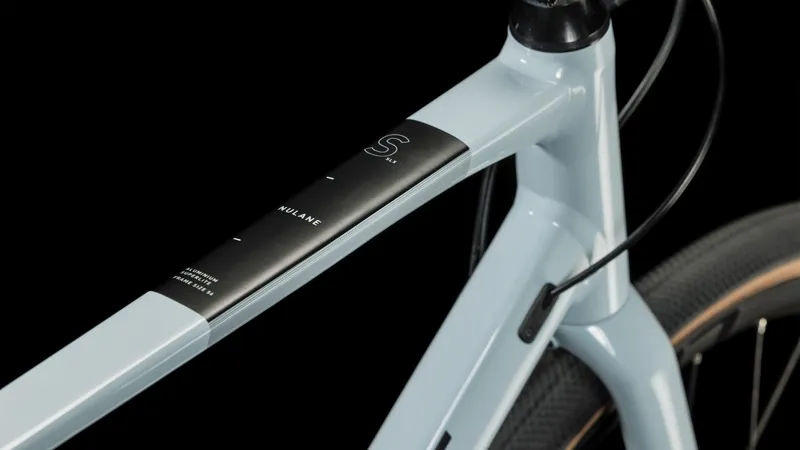 Cube Nulane SLX Gravel Bike 2024 in Sky Grey/Black-1