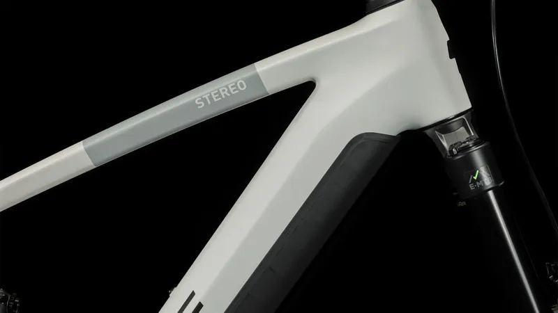 Cube Stereo Hybrid 160 HPC SLX 750 Full Suspension Electric Mountain Bike 2024 in Grey-3