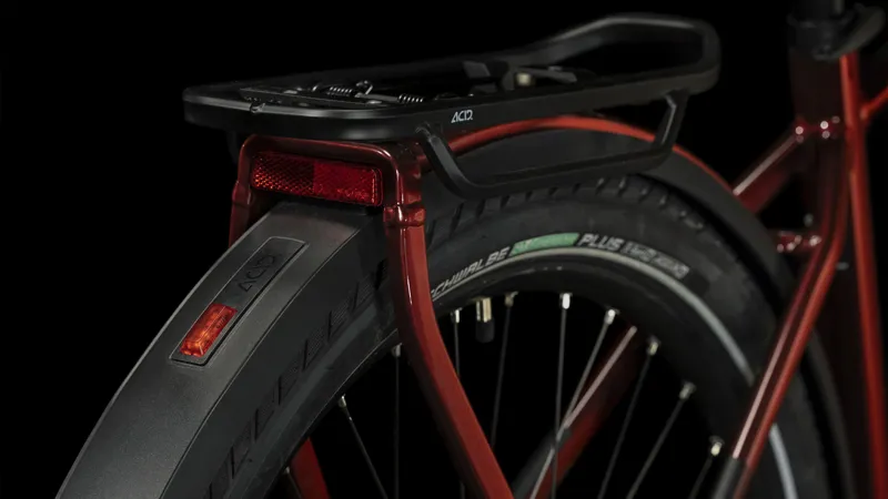 Cube Touring Hybrid EXC 625 Electric Hybrid Bike 2025 in Red/White-4