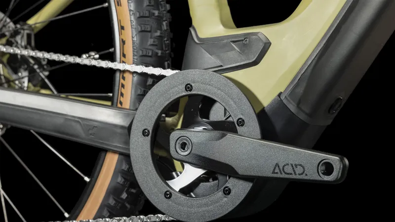 Cube Reaction Race 750 Electric Mountain Bike 2024 in Olive Green-5