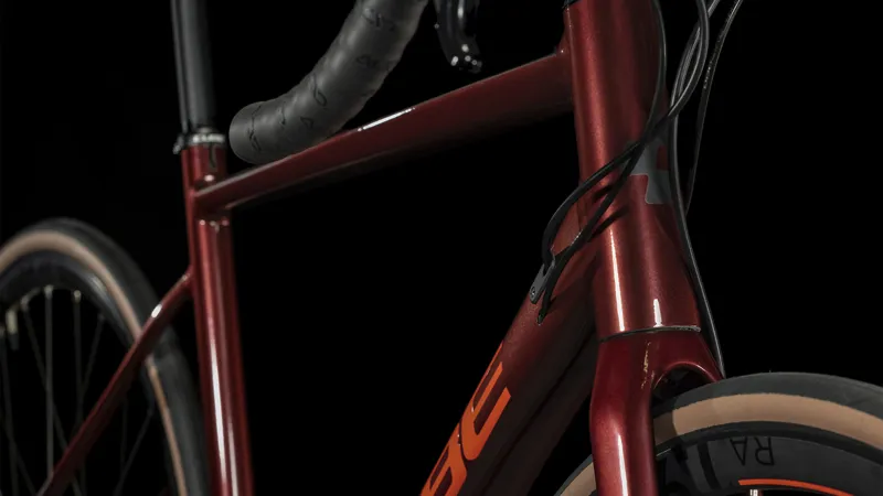 Cube Attain SLX Road Bike 2024 in Deep Red-3