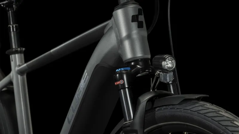 Cube Touring Hybrid EXC 625 Electric Hybrid Bike 2025 in Grey/Metal-5