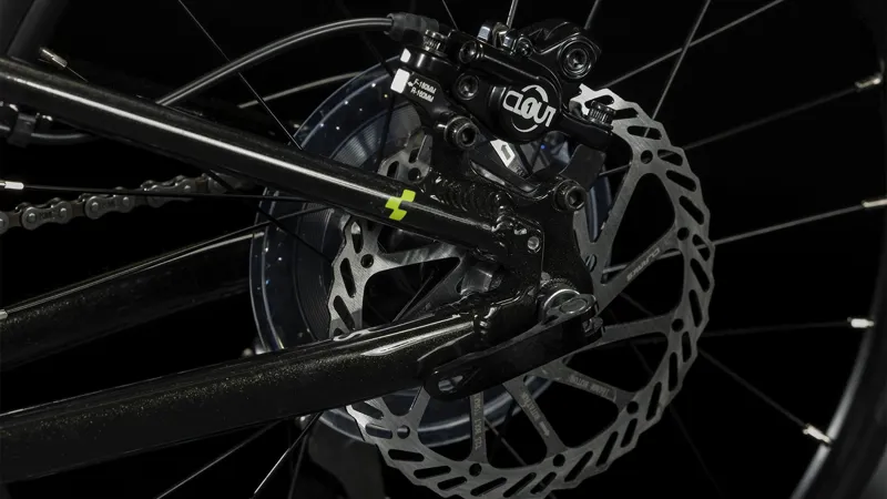 Cube Acid 200 Disc Kids Bike 2024 in Black/Green-5