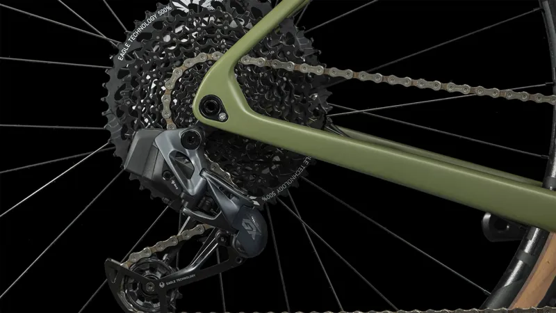 Cube Nuroad C:62 SLX Gravel Bike 2024 in Olive/Green-6