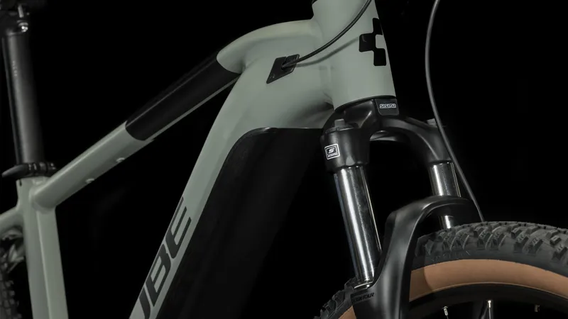 Cube Reaction Hybrid Performance 625 Electric Mountain Bike 2024 in Grey-1