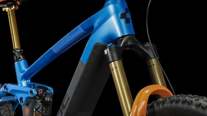 Cube Stereo Hybrid 160 HPC 750 27.5 Electric Mountain Bike 2024 in Action Team-2