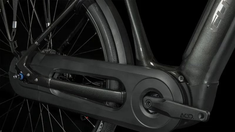 Cube Supreme Easy Entry Hybrid EX 625 Electric Bike 2024 in Grey/Black-2