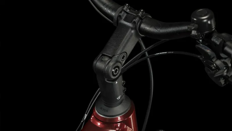 Cube Touring Trapeze Hybrid EXC 625 Electric Bike 2024 in Red/White-2