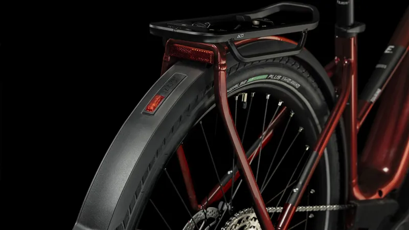 Cube Touring Trapeze Hybrid EXC 625 Electric Bike 2024 in Red/White-3