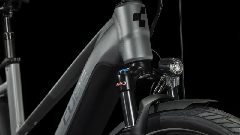 Cube Touring Trapeze Hybrid EXC 625 Electric Bike 2025 in Grey Metal-4