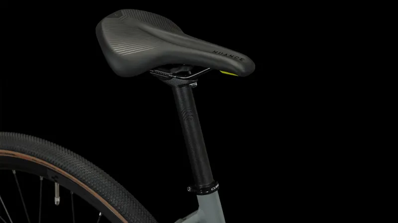 Cube Nulane Pro Trapeze Gravel Bike 2024 in Grey/Black-2