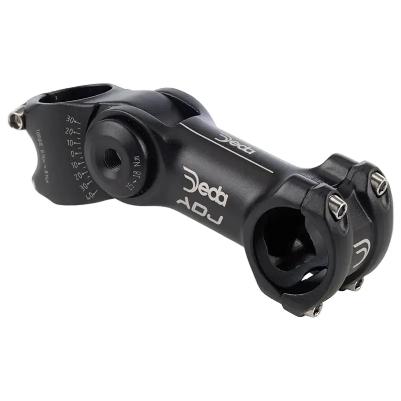 Balfes Bikes Deda Elementi Adjustable Stem in Black | Free postage over £30, £10 off first order, price match & 0% finance.