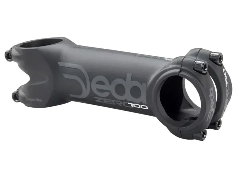 Balfes Bikes Deda Elementi Zero100 Stem in Black On Black | Free postage over £30, £10 off first order, price match & 0% finance.