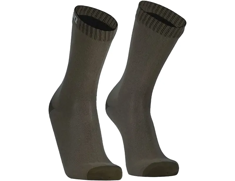 Balfes Bikes Dexshell - Ultra Thin Crew Socks in Olive Green | Free postage over £30, £10 off first order, price match & 0% finance.