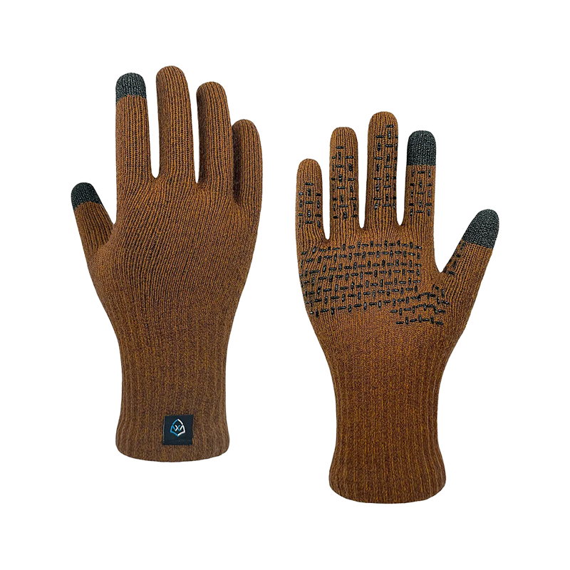 Balfes Bikes Dexshell DexShell ThermFit 3.0 Waterproof Knit Gloves in Red Clay Heather | Free postage over £30, £10 off first order, price match & 0% finance.