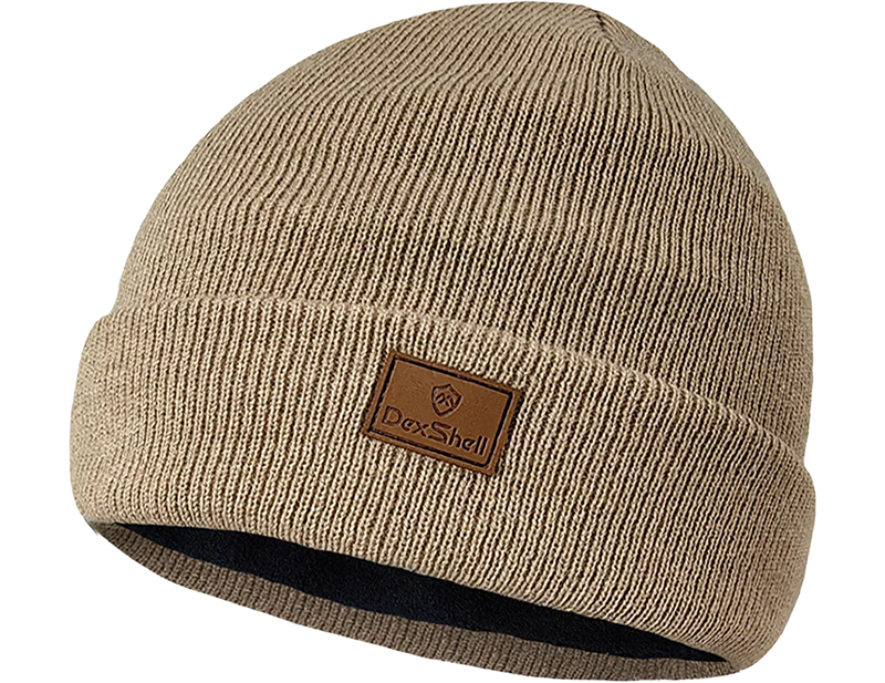 DexShell Waterproof Watch Beanie 2.0 in Beige