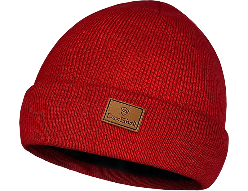 DexShell Waterproof Watch Beanie 2.0 in Red