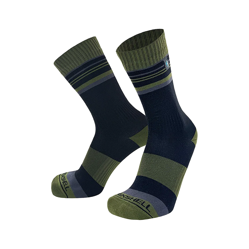Balfes Bikes Dexshell DexShell Thermlite 2.0 Waterproof Thermal Socks in Black Olive Green | Free postage over £30, £10 off first order, price match & 0% finance.