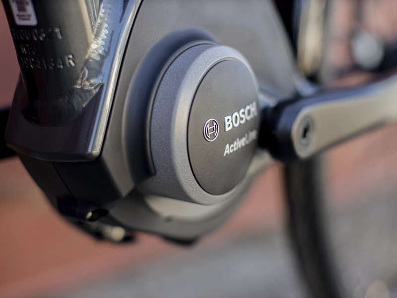 Trek District+ 1 500wh Electric Hybrid Bike 2024 in Grey-9