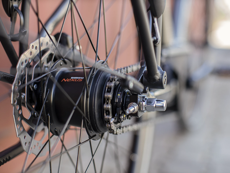 Trek District+ 1 500wh Electric Hybrid Bike 2024 in Grey-6